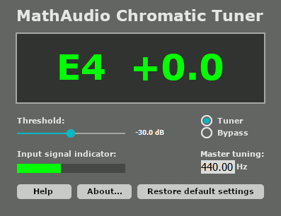 Chromatic Tuner plug-in