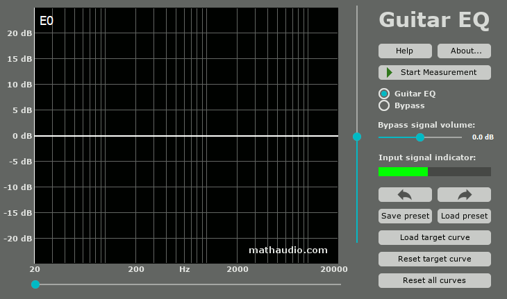Guitar EQ plug-in