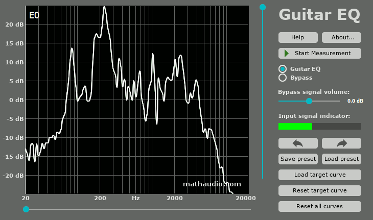 Guitar EQ plug-in
