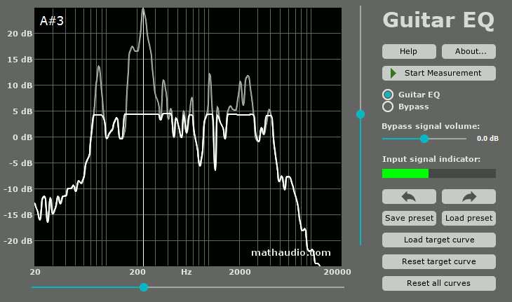Guitar EQ plug-in