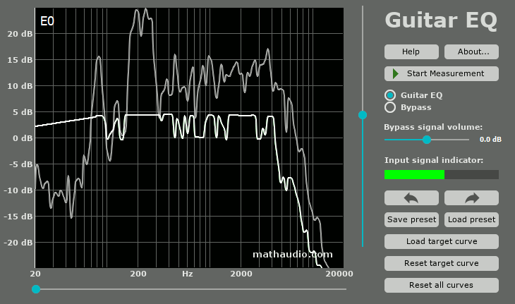 Guitar EQ plug-in