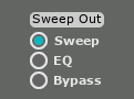 Sweep Out button
