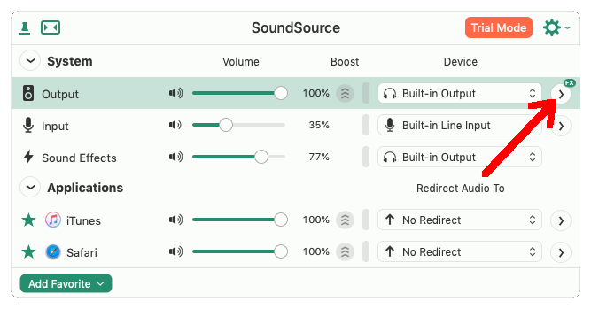 Adding Room EQ to SoundSource
